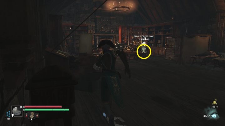 W pobliżu celu, na parterze jest skrzynia z żetonem do powozu oraz list niezbędny do ukończenia wspomnianego już zadania związanego z Nicolasem Flamelem - Steelrising: Pochodzenie (Origins) - solucja, opis przejścia - Steelrising - poradnik do gry