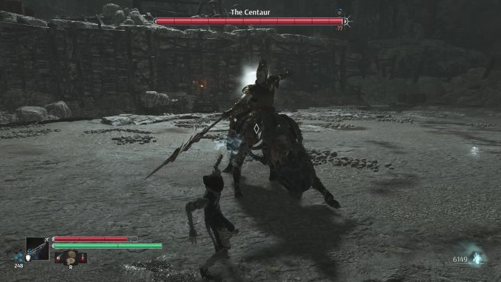 W I fazie boss zadaje głównie proste pchnięcia dzidą - Steelrising: Tytan Centaur (The Centaur) - boss, jak pokonać? - Steelrising - poradnik do gry