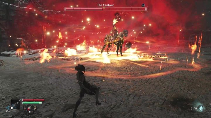 2 faza zaczyna się, gdy życie bossa spadnie do około połowy - Steelrising: Tytan Centaur (The Centaur) - boss, jak pokonać? - Steelrising - poradnik do gry
