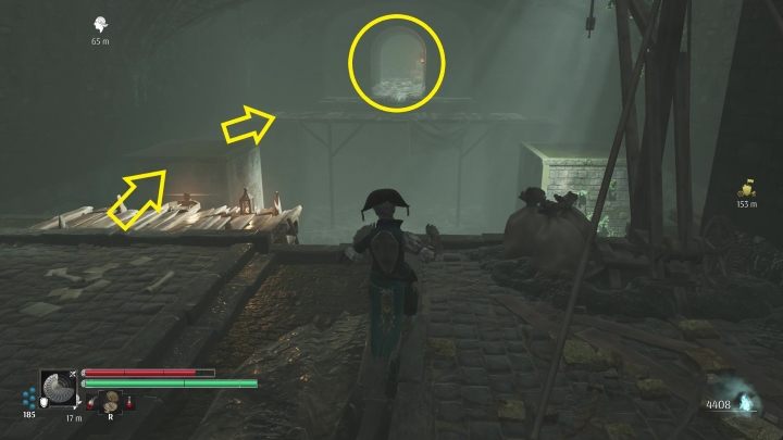 Aby szybciej wrócić do miasta zawróćice do głównego korytarza i pójdźcie do krawędzi, na którą wcześniej się wspięliście - Steelrising: Chwała i hańba (Glory and dishonour) - solucja, opis przejścia - Steelrising - poradnik do gry