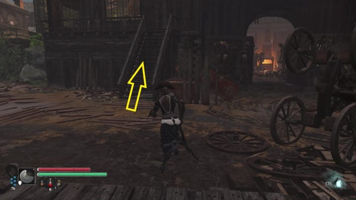 Będąc już na miejscu wyjdźcie bramą z budynku - Steelrising: Latarnie umarłych (The lanterns of the dead) - solucja, opis przejścia - Steelrising - poradnik do gry