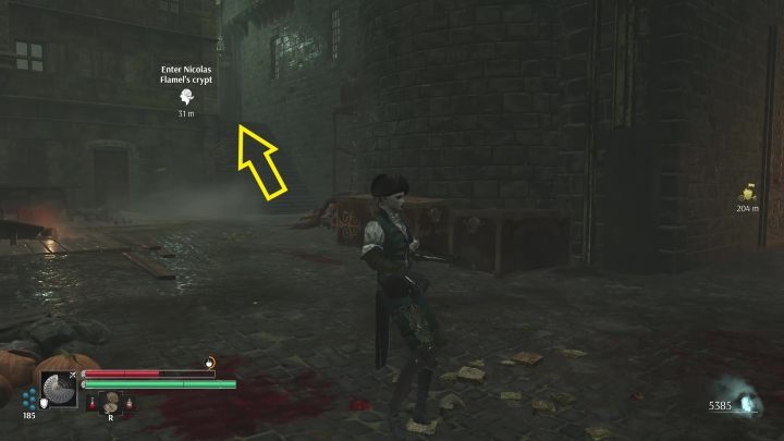 Od Westalki udajcie się po schodach w boczną alejkę - Steelrising: Ostatnia wędrówka Nicolasa Flamela (Nicolas Flamels final journey) - solucja, opis przejścia - Steelrising - poradnik do gry