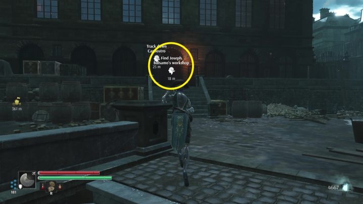 Gdy wejdziecie po schodach zobaczycie wrota do budynku - jesteście na miejscu - Steelrising: Ostatnia wędrówka Nicolasa Flamela (Nicolas Flamels final journey) - solucja, opis przejścia - Steelrising - poradnik do gry