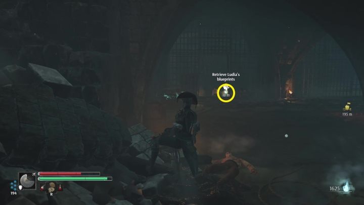 Potrzebne Wam schematy znajdują się po prawej stronie pomieszczenia przy ciele - Steelrising: Ostatnia wędrówka Nicolasa Flamela (Nicolas Flamels final journey) - solucja, opis przejścia - Steelrising - poradnik do gry