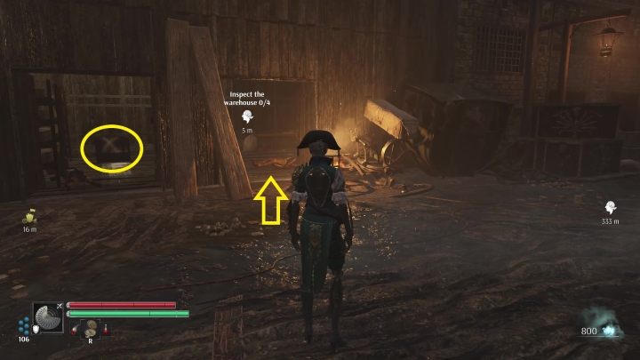 Zaraz za nią, po lewej, znajduje się skład - Steelrising: Śladami prochu (Gunpowder trail) - solucja, opis przejścia - Steelrising - poradnik do gry