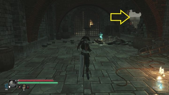 Aby dostać się tam najszybciej, idźcie korytarzem prosto, mińcie Westalkę - Steelrising: Śladami prochu (Gunpowder trail) - solucja, opis przejścia - Steelrising - poradnik do gry