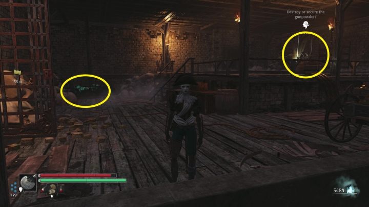 W centrum sali na podwyższeniu jest mechanizm, który zadecyduje o losach prochu - Steelrising: Śladami prochu (Gunpowder trail) - solucja, opis przejścia - Steelrising - poradnik do gry