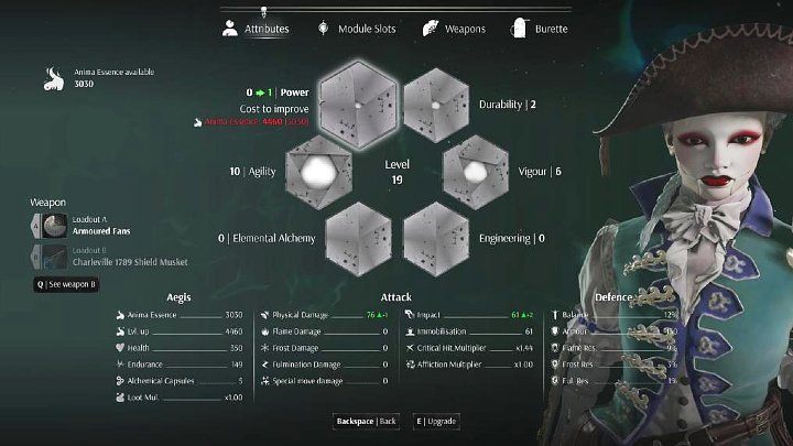 Aegis - Steelrising: Atrybuty i statystyki - lista, opis - Steelrising - poradnik do gry