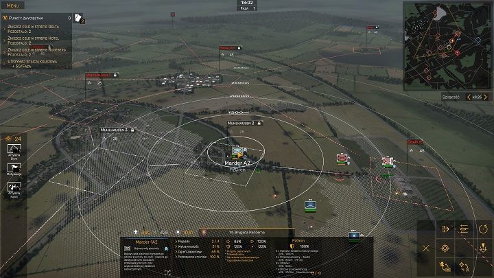 Planując atak na konkretny oddział wroga musicie znać możliwości własnych jednostek - w tym zasięg pola widzenia i odległości, z jakiej będą w stanie oddać strzały - Regiments: Porady na start - Regiments - poradnik do gry