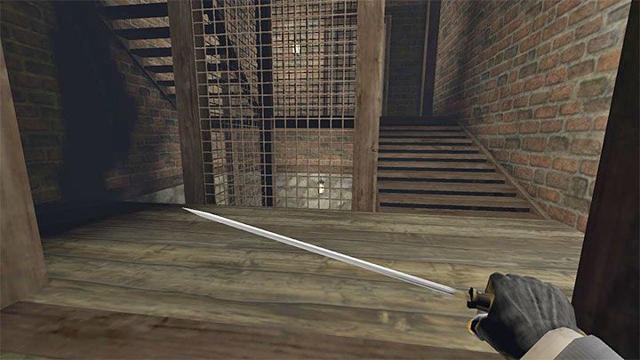 Do podróżowania pomiędzy piętrami głównego budynku służy główna klatka schodowa - Gloomwood: Croups Fishery (wioska rybacka) - solucja, opis przejścia - Gloomwood - poradnik do gry