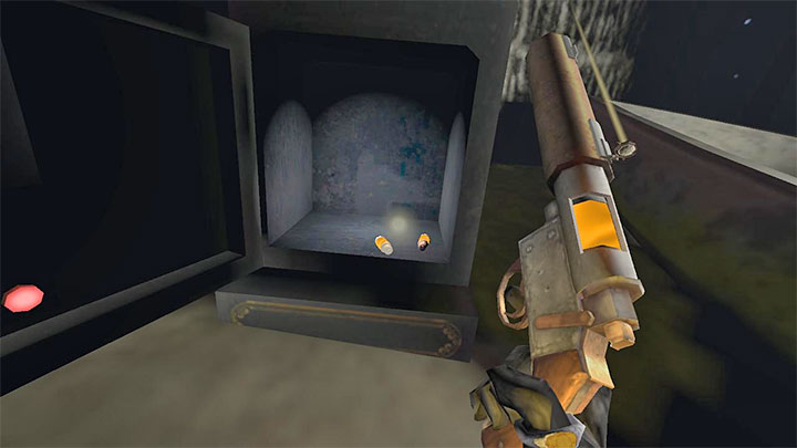 Pistolet z tłumikiem składowany jest w sejfie - Gloomwood: Broń palna - jak zdobyć rewolwer, pistolet z tłumikiem, strzelbę? - Gloomwood - poradnik do gry