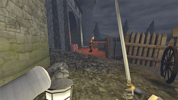 Nowym celem podróży są bramy miasta prowadzące do dzielnicy handlowej (Market District) - Gloomwood: Coast Cliffside (klif, latarnia morska) - solucja, opis przejścia - Gloomwood - poradnik do gry