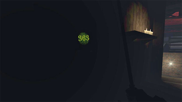 Kod do sejfu możecie pozyskać sprytem - użyjcie przełącznika, by zgasić światło - Gloomwood: Sejf z biura (Accounting Office) w Croups Fishery - kombinacja do sejfu, zawartość - Gloomwood - poradnik do gry