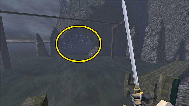 Zbadajcie kładki na prawo od głównego wyjścia z budynku - Gloomwood: Sejf z jaskini obok budynku Croups Fishery - kombinacja do sejfu, zawartość - Gloomwood - poradnik do gry