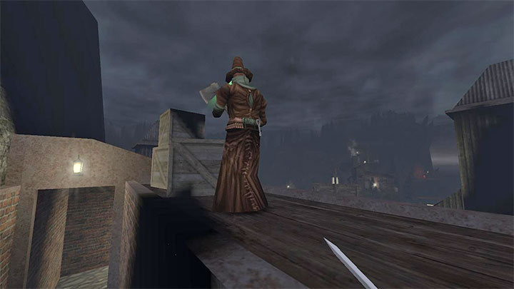 Klucz ten możecie odebrać jednemu z wartowników pilnujących głównego budynku - Gloomwood: Klucze w etapie Croups Fishery - lista sekretów - Gloomwood - poradnik do gry