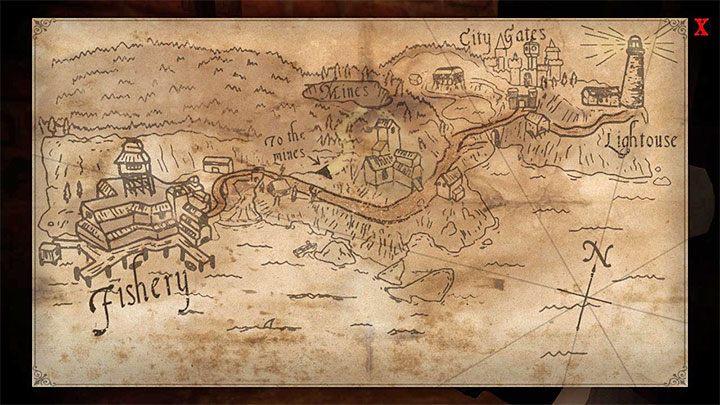 Mapę tę automatycznie pozyskacie po odnalezieniu walizki służącej jako inwentarz głównego bohatera - Gloomwood: Dokumenty w Croups Fishery - lista znajdziek - Gloomwood - poradnik do gry