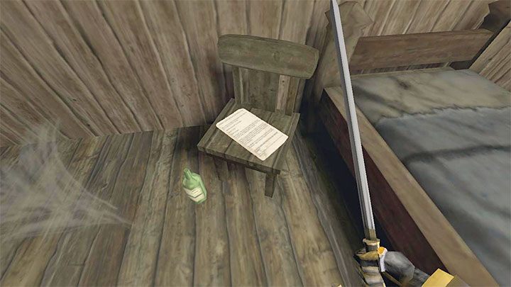 Niedługo po rozpoczęciu podróży ścieżką biegnącą wzdłuż klifu dotrzecie do opuszczonego domu (Desolated House) - Gloomwood: Dokumenty w Coast Cliffside - lista znajdziek - Gloomwood - poradnik do gry