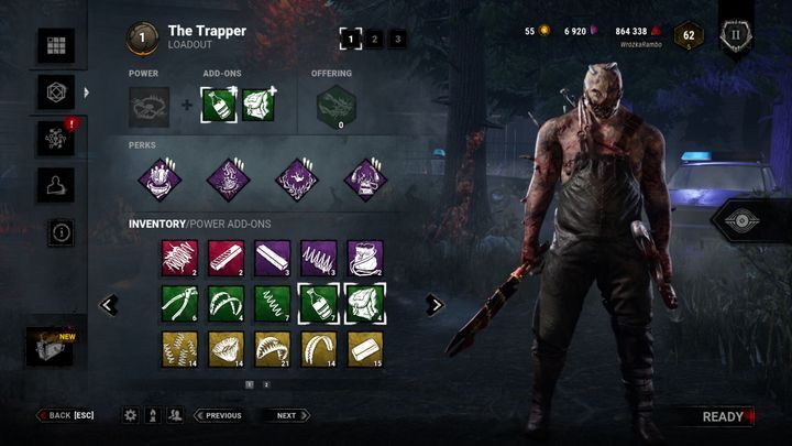 Moc Trappera jest bardzo prosta w obsłudze - wystarczy rozstawiać pułapki na niedźwiedzie - Dead by Daylight: Traper - perki, moc - Dead by Daylight - poradnik do gry