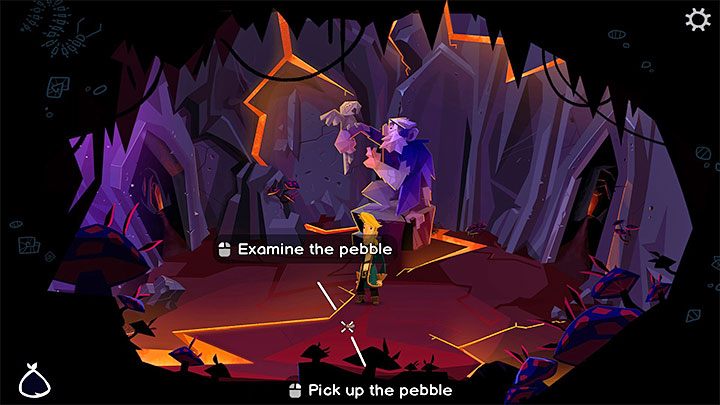 W nowej lokacji LeChuck po raz pierwszy zablokuje Guybrushowi przejście i musicie znaleźć sposób na otwarcie kamiennych drzwi - Return to Monkey Island: Odnalezienie LeChucka (Find LeChuck) w części 5 - solucja, opis przejścia - Return to Monkey Island - poradnik do gry
