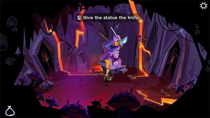 Sfrustrowana małpa (Frustrated Monkey) - Użyjcie na niej noża (Knife) - Return to Monkey Island: Odnalezienie LeChucka (Find LeChuck) w części 5 - solucja, opis przejścia - Return to Monkey Island - poradnik do gry