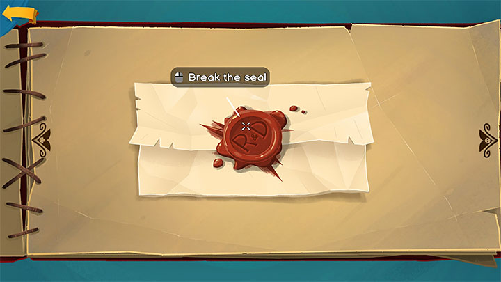 Po obejrzeniu napisów końcowych i powrocie do menu głównego możecie raz jeszcze otworzyć album Scrapbook - Return to Monkey Island: Otwarcie skrzyni (Open the chest) i zakończenie części 5 - solucja, opis przejścia - Return to Monkey Island - poradnik do gry