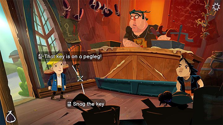 Wróćcie do sklepu i zabierzcie klucz do szopy (Outhouse Key) - Return to Monkey Island: Prolog (Prelude) - solucja, opis przejścia - Return to Monkey Island - poradnik do gry