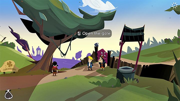 Otwórzcie bramkę (Gate) i przejdźcie do samego końca w prawo - Return to Monkey Island: Prolog (Prelude) - solucja, opis przejścia - Return to Monkey Island - poradnik do gry