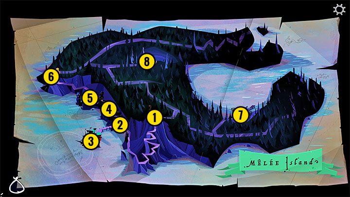 Swobodną eksploracją Melee Island możecie zająć się najwcześniej po spotkaniu z przywódcami piratów - Return to Monkey Island: Spotkanie z przywódcami piratów (Talk to pirate leaders) - solucja, opis przejścia - Return to Monkey Island - poradnik do gry
