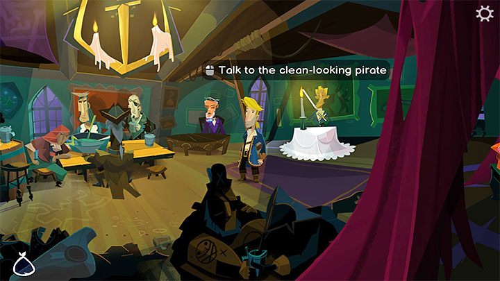 Powróćcie do Scumm Bar w dokach - Return to Monkey Island: Zdobycie mopa (Get a mop) - solucja, opis przejścia - Return to Monkey Island - poradnik do gry