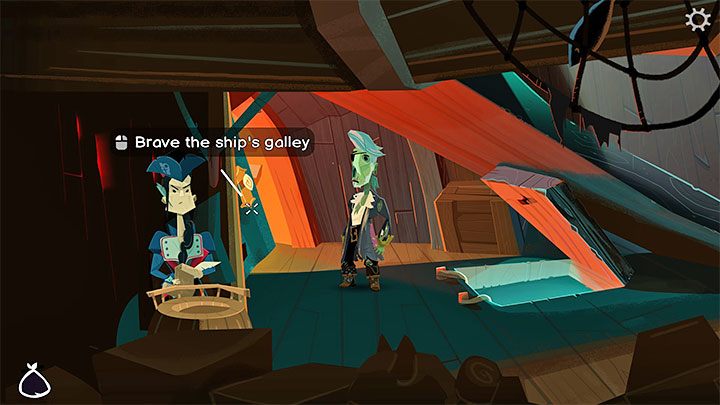 Putrę znajdziecie w kuchni (Galley) - Return to Monkey Island: Zaliczenie głosowania (Get a unanimous vote) - solucja, opis przejścia - Return to Monkey Island - poradnik do gry