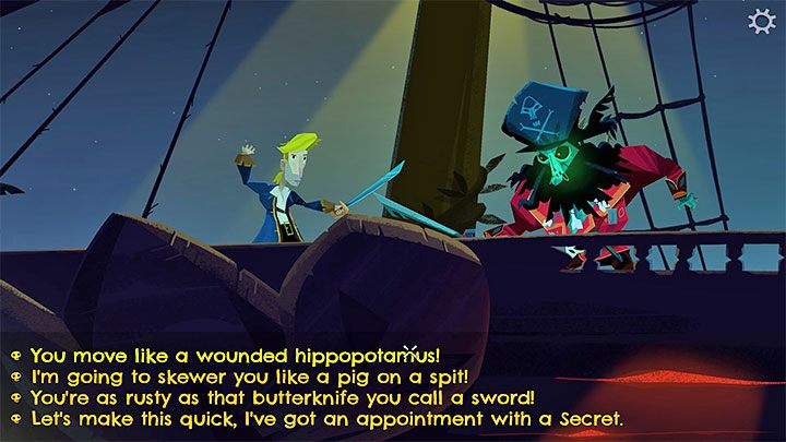 Na koniec czeka Was konfrontacja z LeChuckiem po tym jak Guybrush zostanie zdemaskowany - Return to Monkey Island: Zaliczenie głosowania (Get a unanimous vote) - solucja, opis przejścia - Return to Monkey Island - poradnik do gry