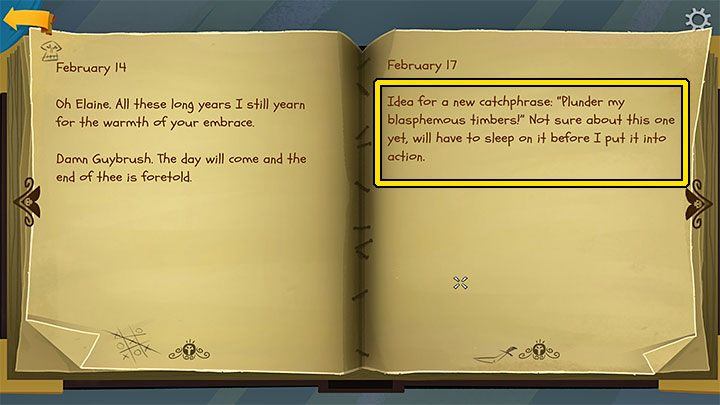 Musicie powrócić do wpisu, o którym była mowa w poprzednim - Return to Monkey Island: Poznanie sekretów LeChucka (Learn LeChucks secrets) - solucja, opis przejścia - Return to Monkey Island - poradnik do gry