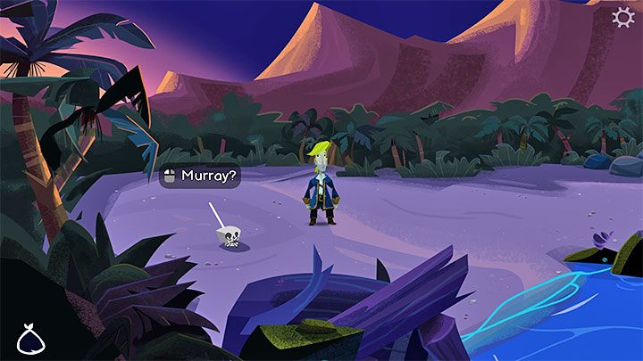 Piąta czaszka jest w lokacji Shipwreck, czyli tej z wrakiem dawnego statku Guybrusha - Return to Monkey Island: Rozszyfrowanie mapy (Decode the map) - solucja, opis przejścia - Return to Monkey Island - poradnik do gry