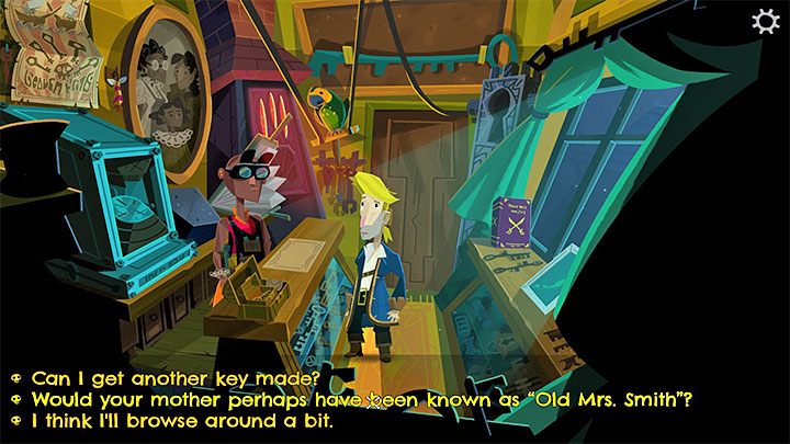 Old Mrs - Return to Monkey Island: Złoty klucz Old Mrs. Smith (Old Mrs. Smiths Golden Key) - solucja, opis przejścia - Return to Monkey Island - poradnik do gry