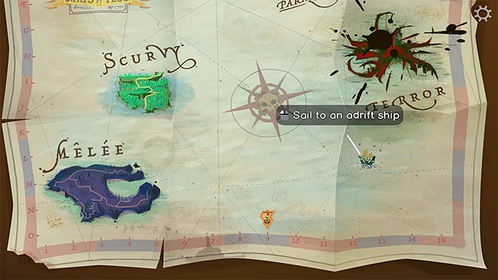 Bella Fisher to nazwa statku i będziecie musieli znaleźć jego zatopiony wrak - Return to Monkey Island: Złoty klucz Bella Fisher (Bella Fishers Golden Key) - solucja, opis przejścia - Return to Monkey Island - poradnik do gry