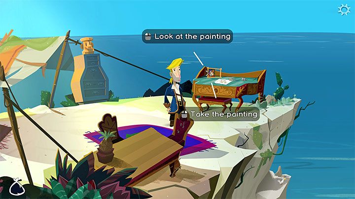 Pozostańcie na Scurvy Island i odwiedźcie obóz (Camp) - Return to Monkey Island: Złoty klucz Bella Fisher (Bella Fishers Golden Key) - solucja, opis przejścia - Return to Monkey Island - poradnik do gry