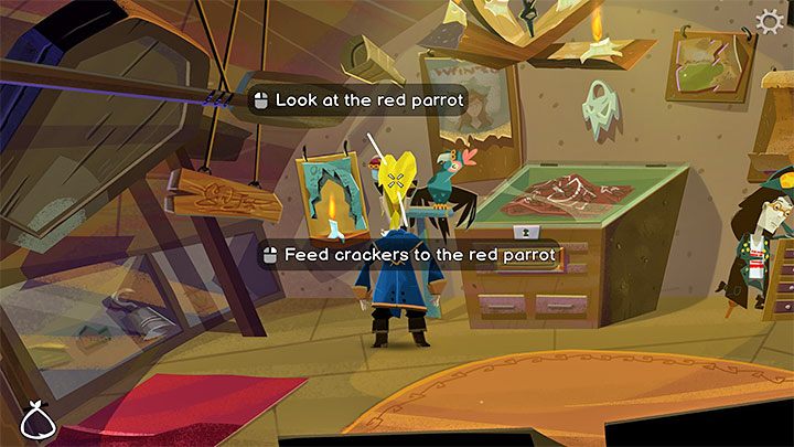 Odwiedźcie ponownie muzeum (Museum) znajdujące się na wyspie Melee Island - Return to Monkey Island: Złoty klucz Bella Fisher (Bella Fishers Golden Key) - solucja, opis przejścia - Return to Monkey Island - poradnik do gry