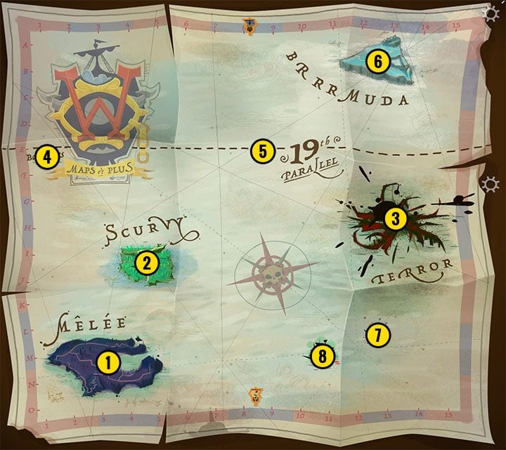 Powróććie na statek Guybrusha - Return to Monkey Island: Zdobycie 5 kluczy do sejfu (Get the 5 keys for the safe) - solucja, opis przejścia - Return to Monkey Island - poradnik do gry
