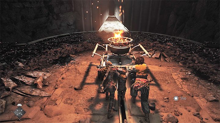 Poprawne wykonanie wszystkich czynności pozwoli Wam dotrzeć z wagonikiem do mostu, tzn - Plague Tale Requiem: Eksploracja podziemnej lokacji (Explore the underground area) - solucja, opis przejścia - A Plague Tale Requiem - poradnik do gry