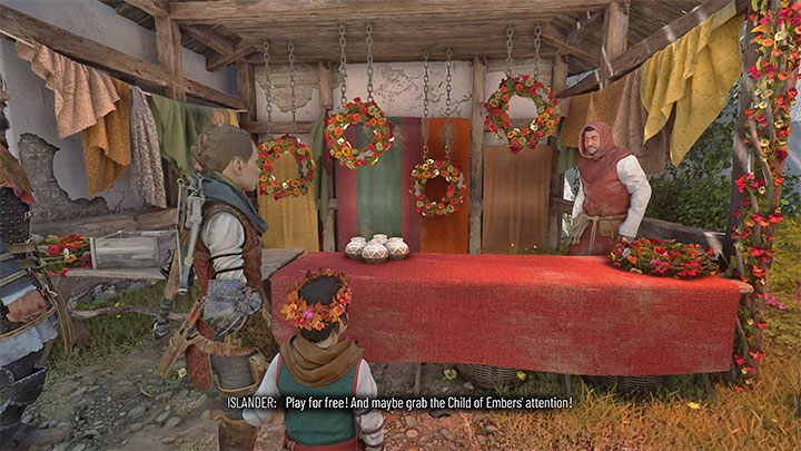 Dotrzecie do straganu, przy którym organizowane są zawody w rzucaniu naczyniami - Plague Tale Requiem: Rozdział 8 (Morze obietnic) - lista sekretów - A Plague Tale Requiem - poradnik do gry