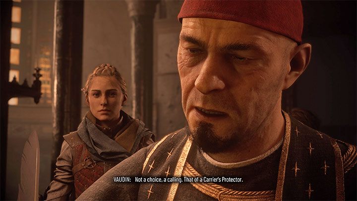 W rozdziale 2 bohaterowie spotkają Vaudina pracującego dla Zakonu - Plague Tale Requiem: Zakończenie - interpretacja i wyjaśnienie wydarzeń z finału - A Plague Tale Requiem - poradnik do gry