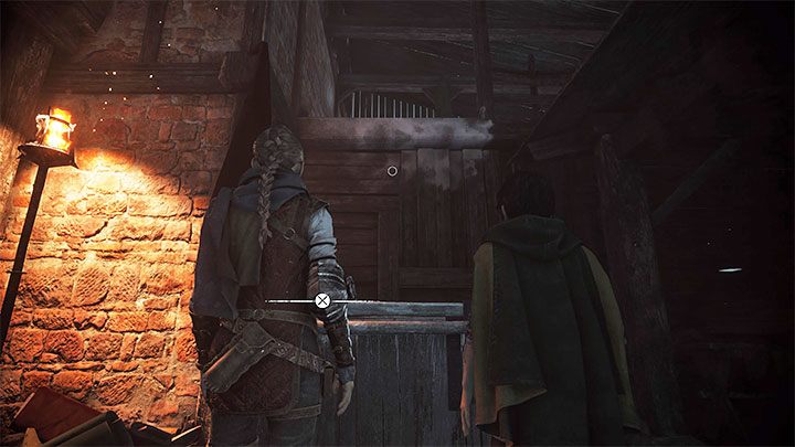 Odnajdziecie wózek na kółkach i musicie go przesunąć po to żeby wdrapać się na wyższą półkę z dołączonego obrazka - Plague Tale Requiem: Rozdział 4 (Obowiązek opiekunki) - lista sekretów - A Plague Tale Requiem - poradnik do gry