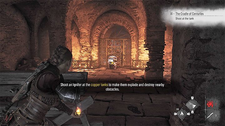 Pióro możecie znaleźć niedługo po wysadzeniu pierwszego zbiornika z miedzią celem odblokowania dostępu do kolejnych obszarów podziemnej lokacji - Plague Tale Requiem: Rozdział 11 (Kołyska stuleci) - lista sekretów - A Plague Tale Requiem - poradnik do gry