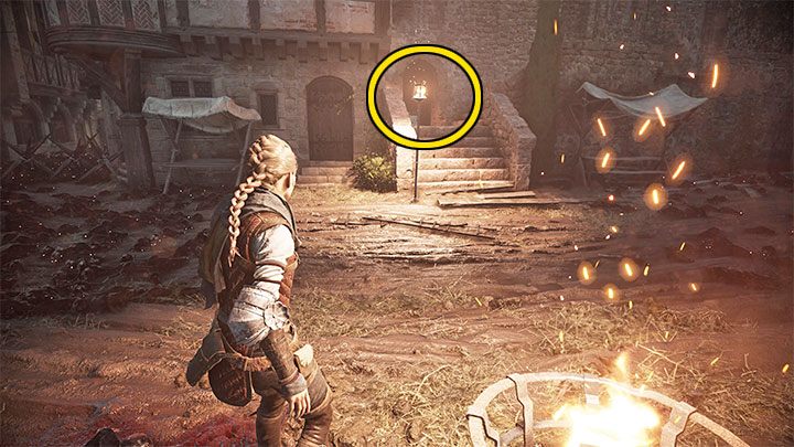 Przepędźcie okoliczne szczury dzięki zapaleniu kosza - Plague Tale Requiem: Sekretne skrzynie z rozdziału 3 (Brzemię krwi) - lista - A Plague Tale Requiem - poradnik do gry