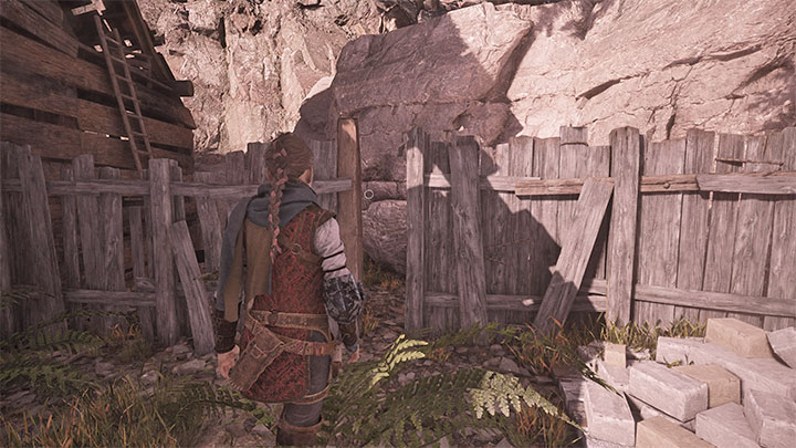 Pozostańcie w pobliżu budynku, w którym zaliczaliście zagadkę z przeprawą promową - Plague Tale Requiem: Sekretne skrzynie z rozdziału 5 (Co pozostało) - lista - A Plague Tale Requiem - poradnik do gry