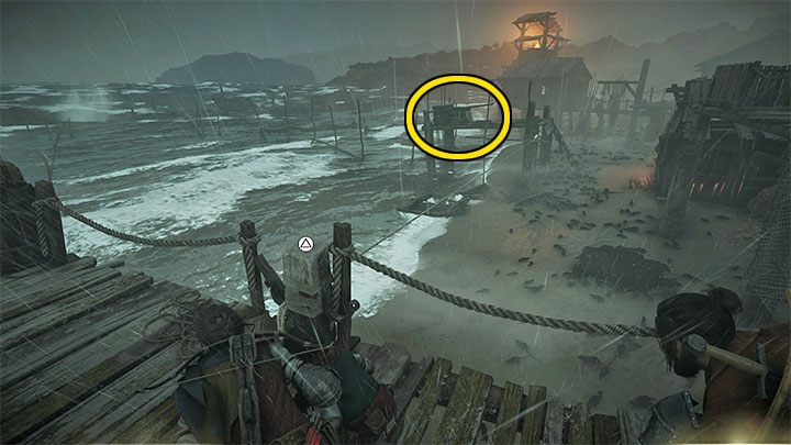 Skrzynię dobrze ukryto w wiosce rybackiej, którą przemierza się w końcowej części etapu - Plague Tale Requiem: Sekretne skrzynie z rozdziału 7 (Przestępcy) - lista - A Plague Tale Requiem - poradnik do gry