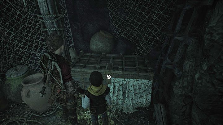 Po odblokowaniu przejścia w kryjówce dotrzyjcie do ostatniego obszaru - Plague Tale Requiem: Sekretne skrzynie z rozdziału 9 (Opowieści i odkrycia) - lista - A Plague Tale Requiem - poradnik do gry