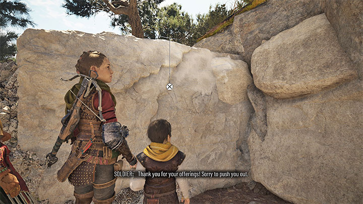 Przejdźcie kawałek prosto, obróćcie się w lewo i wdrapcie na kolejną półkę pokazaną na obrazku - Plague Tale Requiem: Sekretne skrzynie z rozdziału 9 (Opowieści i odkrycia) - lista - A Plague Tale Requiem - poradnik do gry