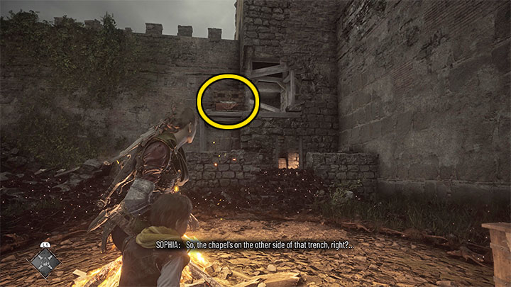 Sekret jest do odnalezienia w trakcie przeprawy przez dziedziniec fortu - Plague Tale Requiem: Sekretne skrzynie z rozdziału 10 (Rodowód) - lista - A Plague Tale Requiem - poradnik do gry