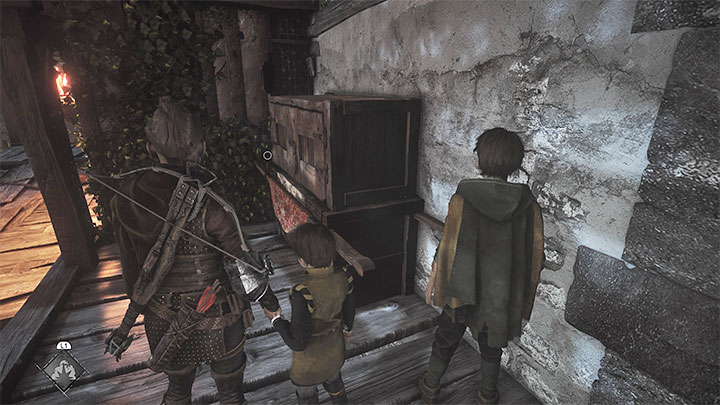 Znajdziecie się w nowej części zrujnowanego budynku i jest tu ostatni zamknięty stół warsztatowy gry - Plague Tale Requiem: Sekretne skrzynie z rozdziału 13 (Nic nie zostało) - lista - A Plague Tale Requiem - poradnik do gry